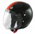 Acquista online CASCO MOTO/SCOOTER IN FIBRA E KEVLAR FLASH 05 FC15L PROJECT FOR SAFETY