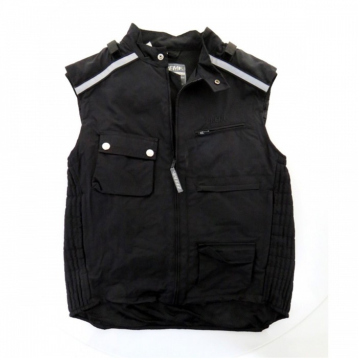 GILET MOTO SCOOTER SMANICATO BREMA IN CORDURA MOD. PASSEPARTOUT BREMA